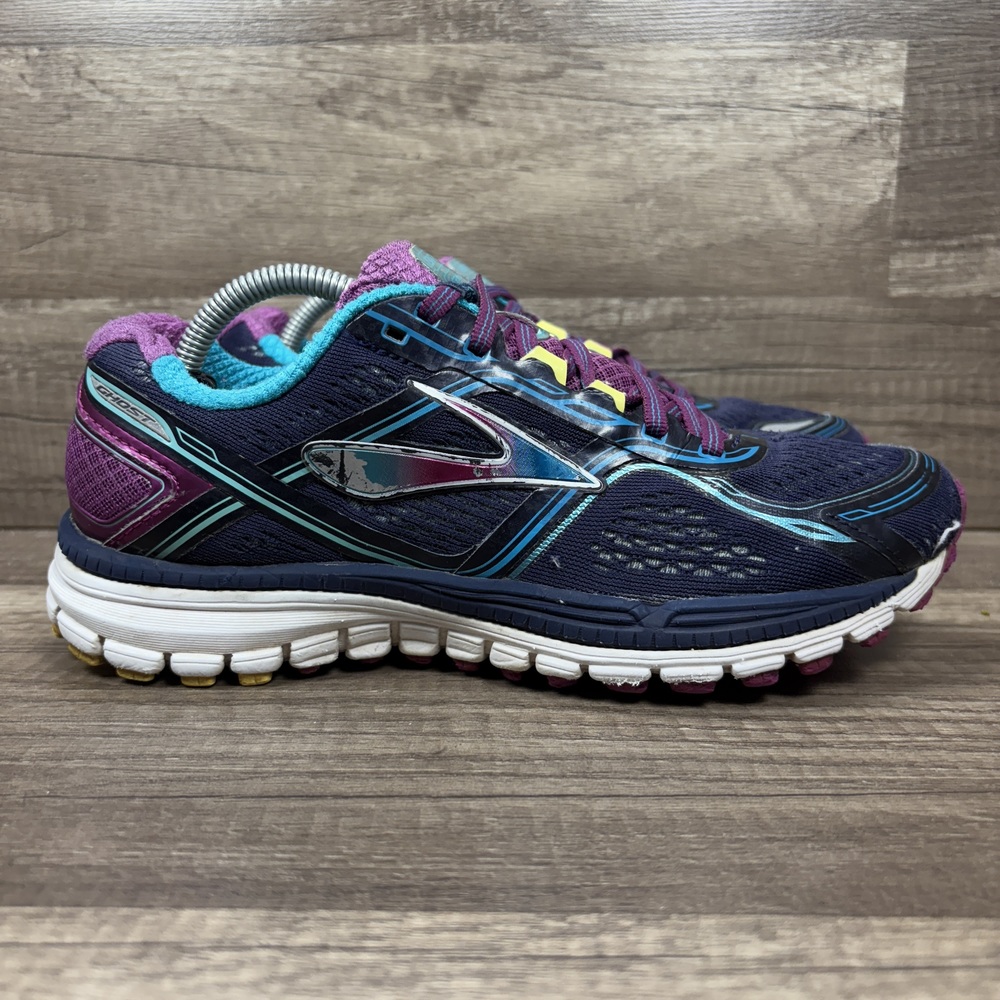 Brooks Ghost 8 Blue Purple Womens US Size 7.5 EUR 38.5 1201931B431 Running Shoes